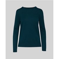 Magee 1866 Eve Cashmere Blend Crew Neck Jumper in Teal - XL