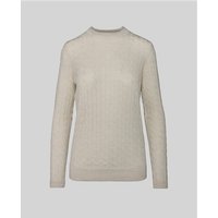 Magee 1866 Jane Merino Cable Knit Jumper in Ivory - XL