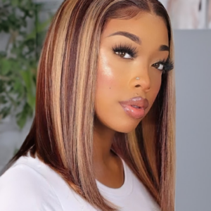 14 inches Honey Blonde Lace Part Wig Black Friday