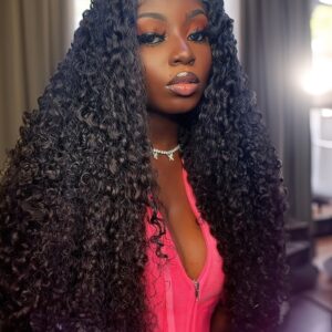 14Inch Jerry Curly Wigs Lace Part Wig 150% Density Glueless Wigs