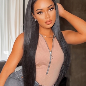 20" Straight 5x5 HD Lace Closure Wig 180% Density Exclusive Sale Best Choose On Summer