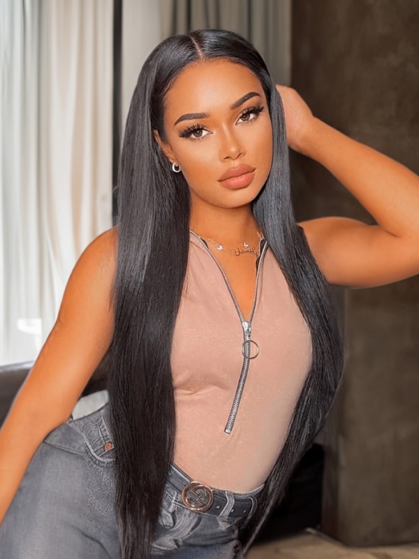 20" Straight 5x5 HD Lace Closure Wig 180% Density Exclusive Sale Best Choose On Summer