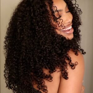 [24"=$99] Glueless Ready To Wear Breathable U Part Curly Wig