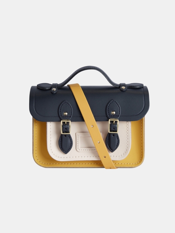 Cambridge Satchel Navy Leather Handbag