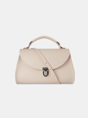 Cambridge Satchel White Leather Handbag
