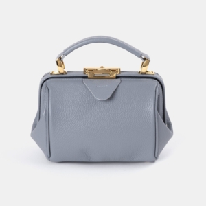 Cambridge Satchel Grey Leather Handbag