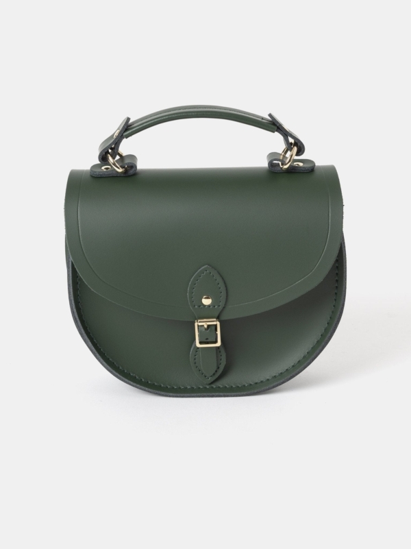 Cambridge Satchel Green Leather Handbag