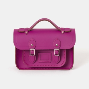 Cambridge Satchel Purple Leather Handbag