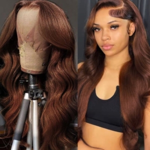 Black Friday Deal 13x4 Lace Front Dark Chocolate Brown Body Wave Wig
