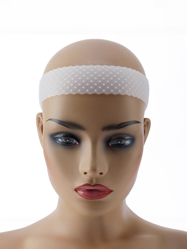 Bonus Buy Transparent Silicone Natural Grip Headbands for Women Comfort Elastic Wig Grip Cap