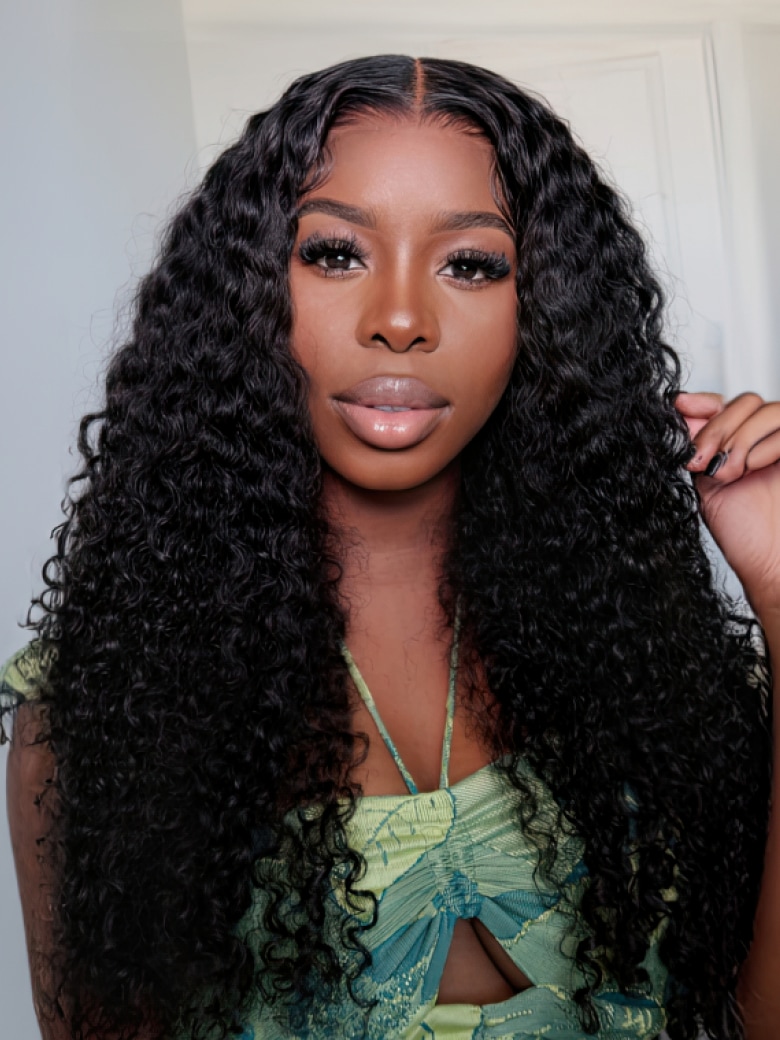 CLASSIC CLIP-INS CURLY: NATURAL BLACK