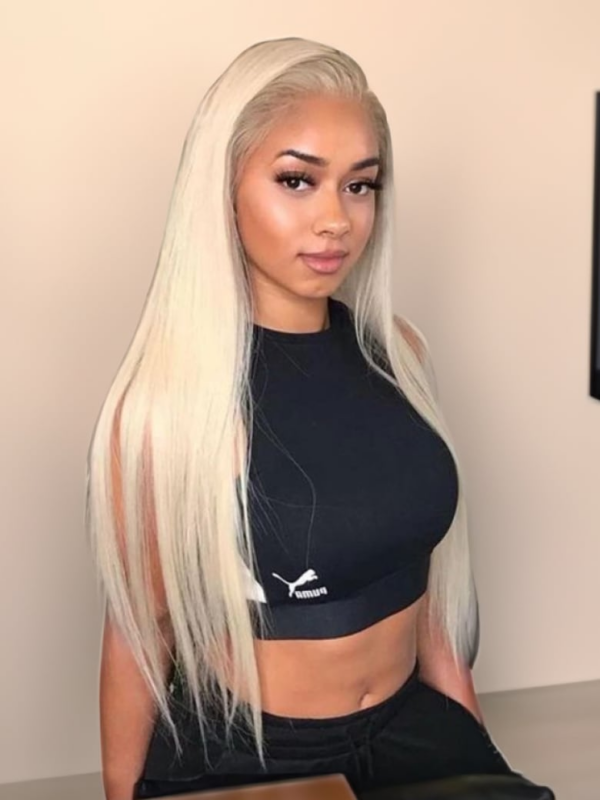 Exclusive Flash Sale 24" Long 613 Blonde Straight Lace Frontal Wig