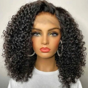 Flash Sale Glueless Natural Bouncy Jerry Curls HD Melting Lace 5x5 Closure Wig
