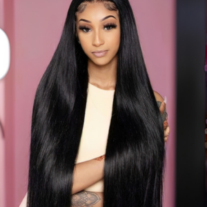 Tiktok queenleoraisback Same Straight HD Lace Wigs 13x4 Lace Front Wigs Human Hair Wigs 150% Density