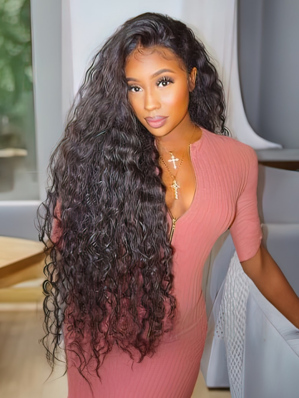 UNice 13x6 deep wave Lace Front Wigs 150% Density Pre Plucked natural hair wigs