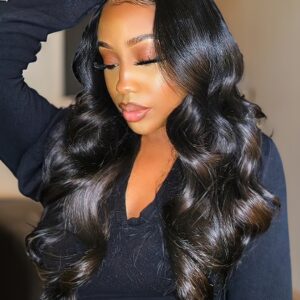 UNice Body Wave Wig Lace Wigs 150% Density With Baby Hair Realistic Human Hair Wigs