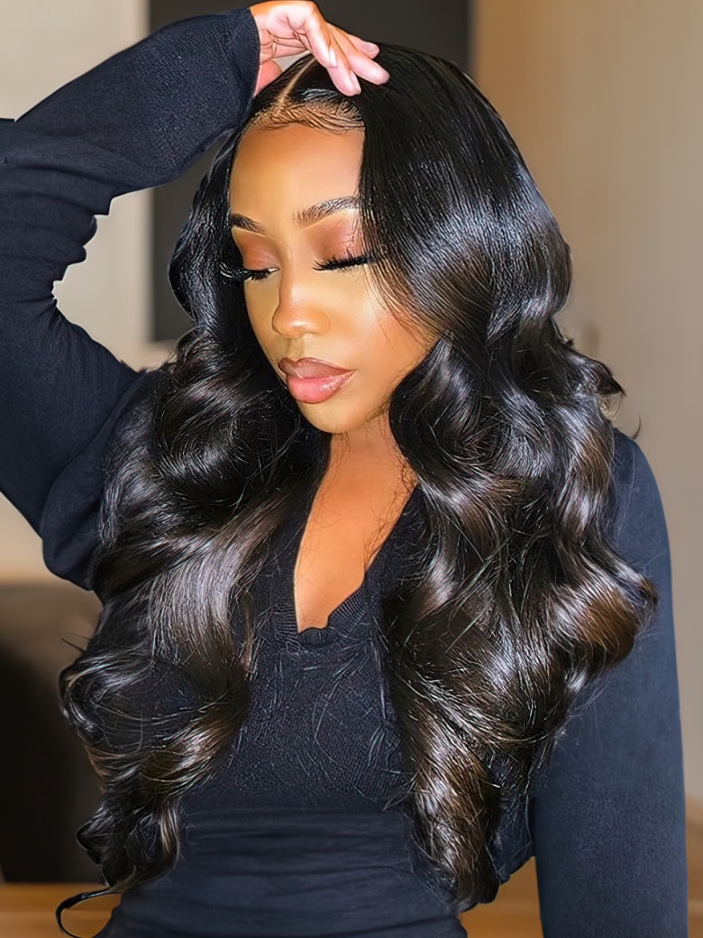 UNice Body Wave Wig Lace Wigs 150% Density With Baby Hair Realistic Human Hair Wigs