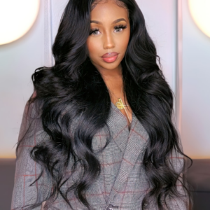 UNice Breathable Body Wave 4x4 Lace Closure Free Part Human Hair Wig