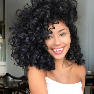UNice Funmi Curly Tight & Neat Human Bundle Virgin Hair Natural Color