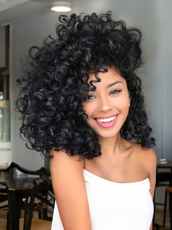 UNice Funmi Curly Tight & Neat Human Bundle Virgin Hair Natural Color