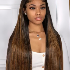 UNice Giving Trends Balayage Highlights Glueless Straight V Part Wig Beginner Friendly Wig