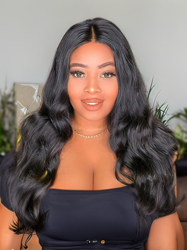 UNice Hair 5x5 HD Lace Closure With 4 Bundles Body Wave Human Hair Weaves Transparent Lace Natural