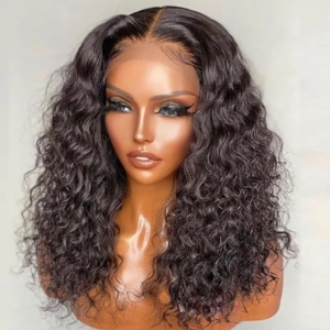 UNice Hair Water Wave Bob 4x4 Lace Closure Wig With Undetectable Realistic Hairline