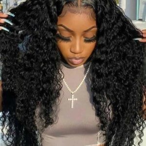 UNice Invisible HD Lace 13x4 Deep Wave Lace Front Wig with Natural Hairline