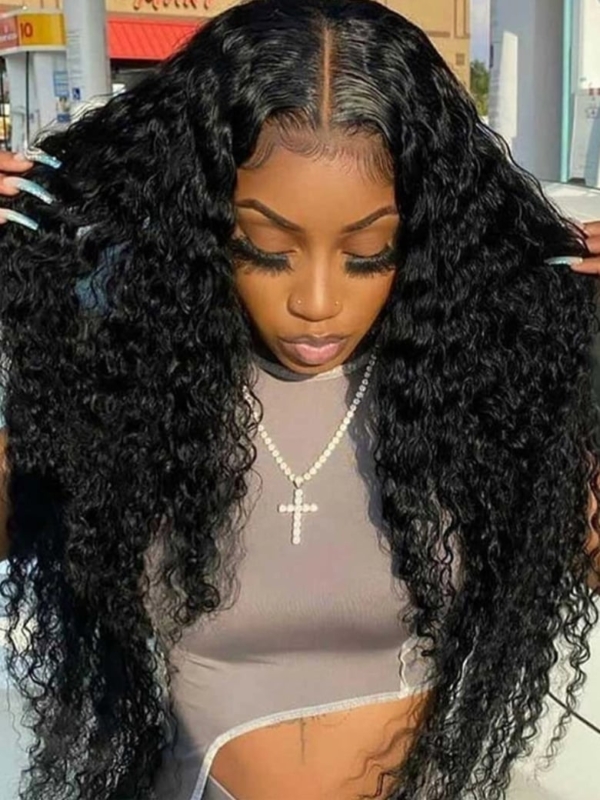 UNice Invisible HD Lace 13x4 Deep Wave Lace Front Wig with Natural Hairline