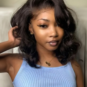 UNice Natural Looking Wave Lace Front Wig Short Bob