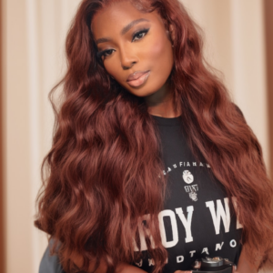 UNice Put On And Go 6X4.5 Pre-Cut Lace Reddish Brown Body Wave Air Wig