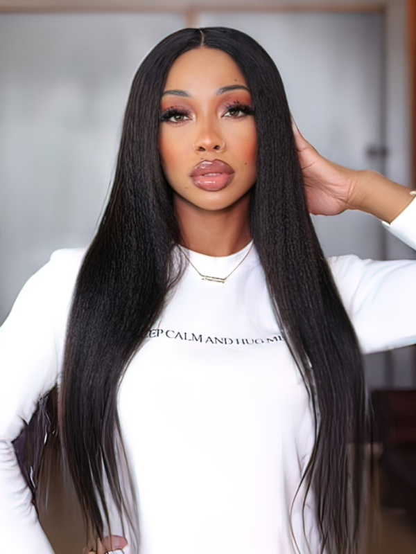 UNice Super Fine HD Invisible Glueless Lace Wig Kinky Straight Hair