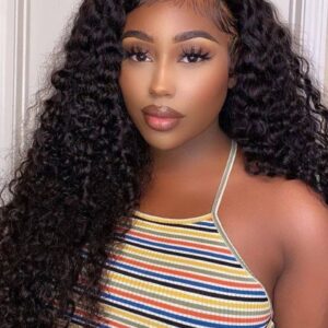 UNice Undetectable Invisible Glueless Lace Real HD Lace Wig Curly Hair
