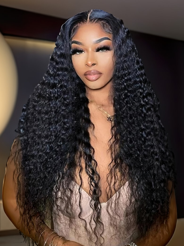 Unice Glueless 4x4 Jerry Curly Lace Closure Wigs Natural Hair Line With Baby Hair 100% Human Hair Wigs Brand Day Sale