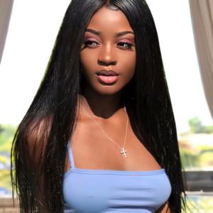 Unice Straight 13x6 Lace Front Wigs 180% Density Pre Plucked Natural Hair Wigs