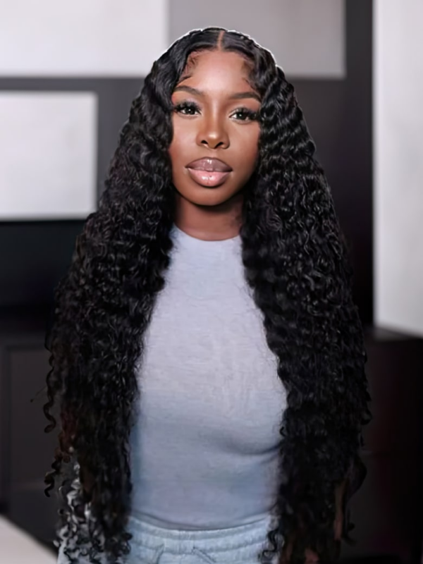 V Part Deep Curly Magic Wet And Wavy Virgin Hair Wig $100 Off Deal
