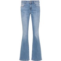 DIESEL WOMEN 1969 D-Ebbey Low-rise Slim-fit Bootcut Jeans Light Blue
