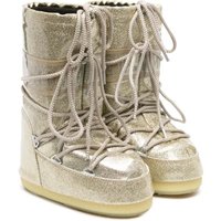 MOON BOOT KIDS Icon Glitter Boots Gold