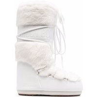 MOON BOOT UNISEX Icon Faux-fur Snow Boots White