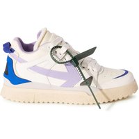 OFF-WHITE WOMEN Sponge Leather Sneakers White Lilac