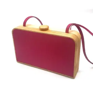Wood Belt  Huascaran Safety 2022 Clutch Bag Sustainable Leather