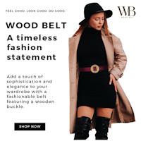 Wood Belt - With Wooden Buckles